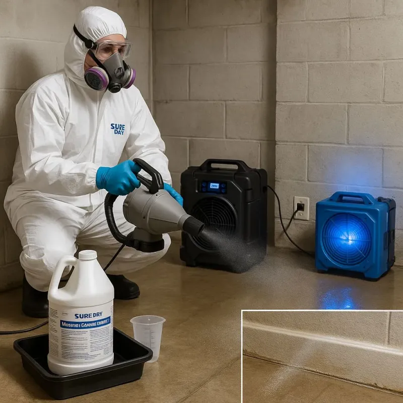 Sanitization and Odor Removal process in North Vacherie, LA