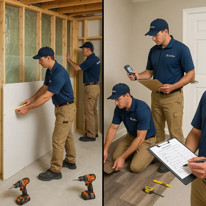 Repairs and Reconstruction process in North Vacherie, LA